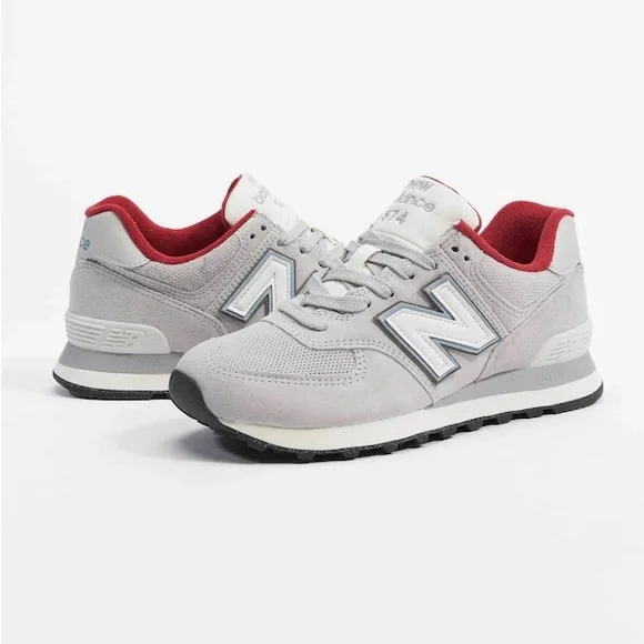New Balance Shoes New Balance 574 Grey Blue Varsity Red